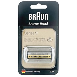 Brown Shaver Series 9 Replacement Blade 92M (F/C92M Overseas Version) Net Blade and Inner Blade Integrated Cassette