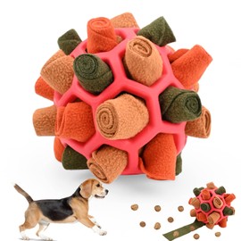 Sniffing Ball for Dogs, Sniffing Carpet Sniffing Toy, Interactive Dog Toy, Intelligence Toy, Feeding Ball, Stimulating Angel, Feeding Mat, Odour Training for Small, Medium Dogs, Pets