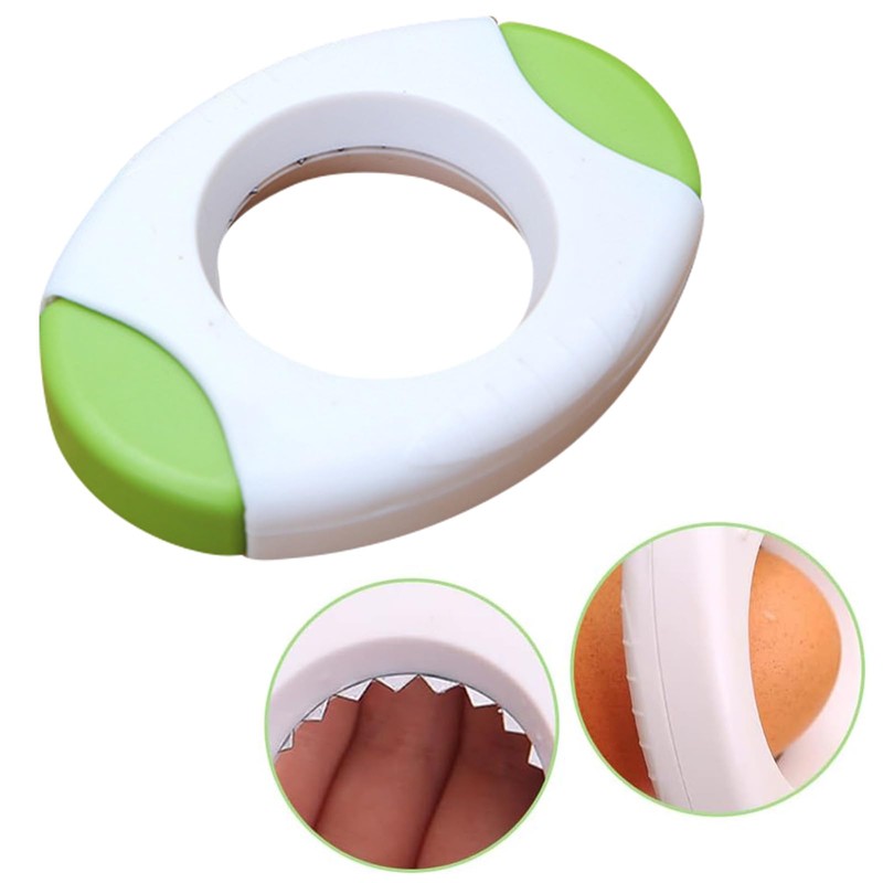 Egg Topper Cutter Clipper Steel Serrations Egg Opener Creative Egg