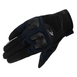 Komine GK-2503 3D Mesh Protective Gloves for Motorcycles Navy L