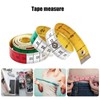 Dual-Sided Fabric Measuring Tape 1pc Flexible PU Sewing Tape Measure