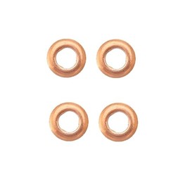 MKAREPAR 4 x Diesel Engine Injector Copper Washers Sealing Rings Compatible with Vito Sprinter A-Class Sprinter A C S Class Smart A6110170060 (Washers)