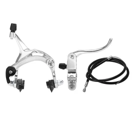 Front/Rear Fixie Bike Brake Kit Road Bike Brake Set Bike Caliper Brake Kit Side Pull Brake Set