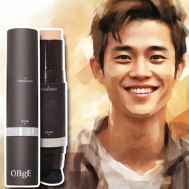 Objet foundation men's lip balm obge stick no. 2 beige / 오브제 파운데이션 남자 립밤 obge 스틱 2호 베이지