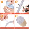 4 Rolls 120 Inch Felt Strip with Adhesive Backing Felt