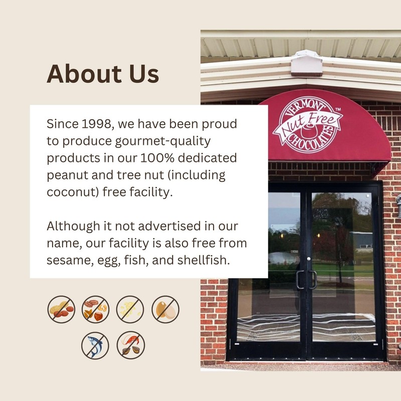 Vermont Nut Free Chocolates Baking Chips (Semi Sweet Chocolate) 16