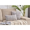 DWDC Velvet Pillow Covers 16X16 inch Pack of 2 Gray