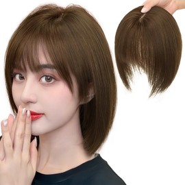 Vigorous Women's Hair Piece, Bangs, Wig, Partial Wig, Whorl, Bangs, Hide Gray Hair, Wig, Hair Enhancement, Natural, Facial Effect, Medical Use, Flirty, Airy, Bangs Wig Point Wig