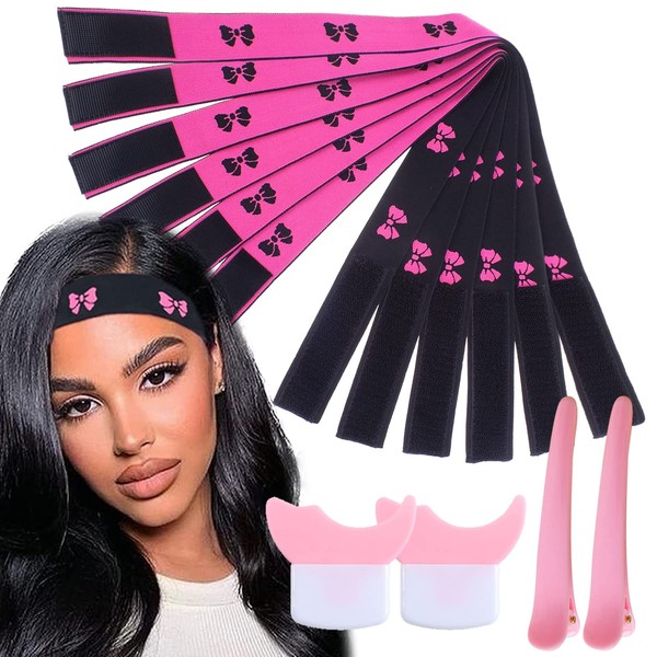 BDSHUNBF 10PCS Elastic Bands for Wig, Headbands for Women, Wig