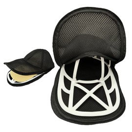 Yisiziyo Hat Washer Cage with support frame.Hat Washer wash and dry hat without deformation,suitable for cleaning adult and child hats.Hat Cleaner for flat and curved baseball caps 1pc (black)