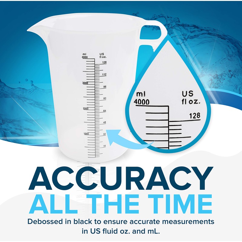 ACCUPOUR 8oz (250 mL) Measuring Pitcher, Plastic, Multipurpose - Great