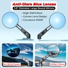 VAZESWIN Aluminum Alloy Rainproof Foldable Motorcycle Mirrors with M8 M10
