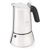 Bialetti Venus Caffettiera in Acciaio Inox, Adatta all'Induzione, Inossidabile, Argento,