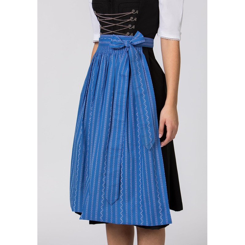 Stockerpoint Claire Women's Midi Dirndl Apron, blue