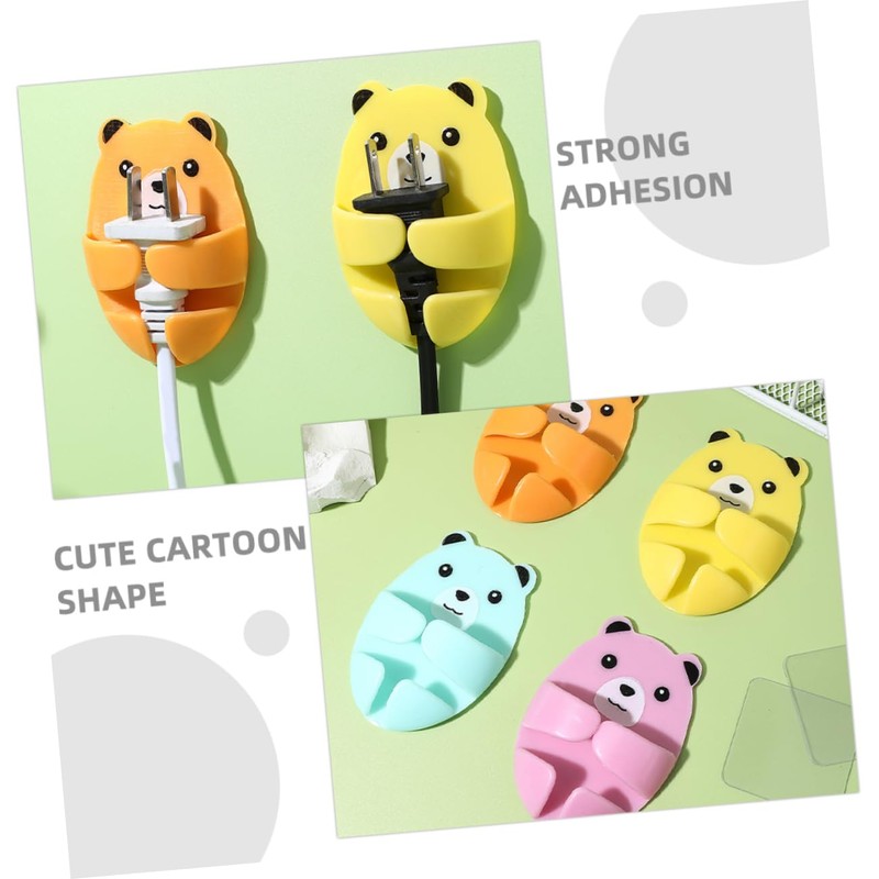 Gadpiparty Socket Hooks Plug Hooks Cable Organiser Cable Holder Socket