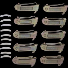 Unbranded New 10X Bucket Tooth Flex Pins K290S For Hensley Style X290 Series