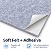 2-Pack Self-Adhesive Felt Furniture Pads - Cut-to-Fit Floor Protectors for