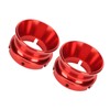 2Pcs NAB Hub Adapters for Studer ReVox Red Polished Aluminium