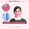 KIVETAI Ski Masks Windproof Half Face Mask Mouth Mask with