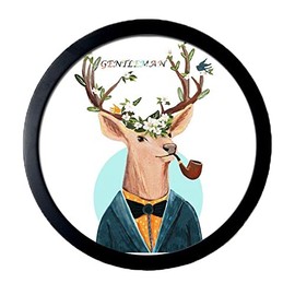 RAYLINEDO 10 Inch Round Wall Hanging Picture Frame for Living Room Decoration Art Painting Wall Frame Black