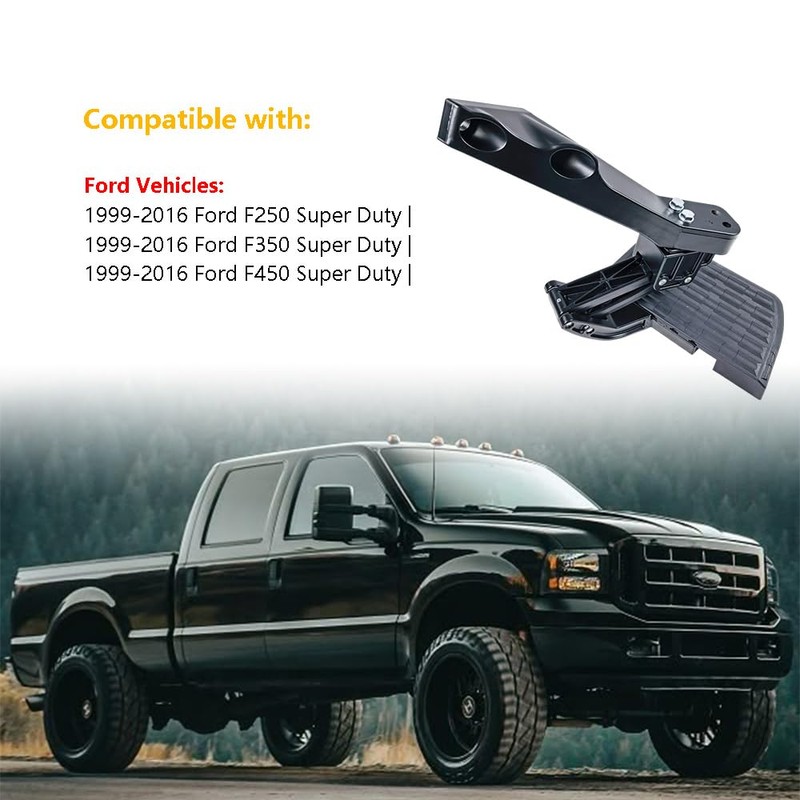 Rear Bed Step Retractable Bumper Step | Fit for 1999-2016