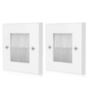 TNP Brush Faceplate Faceplate Wall Plate - Single Gang Cable
