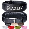 AZLIV AZ7 Training Belt, Muscle Level, MF Leather, Durable, Lightweight,