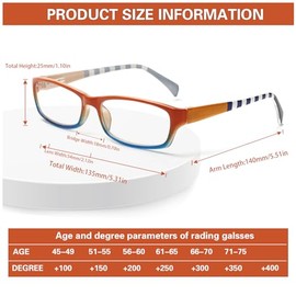 COJWIS 6 pack Lesebrille Blaulichtfilter Brille f√ºr Damen Federscharnier Lesehilfe Blendfreie UV Brille Leserbrille (Mehrfarbig, 0.75, x)