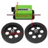 Rolling Meter Counter, 1 Pack 6 Digit Meters Rolling Mechanical