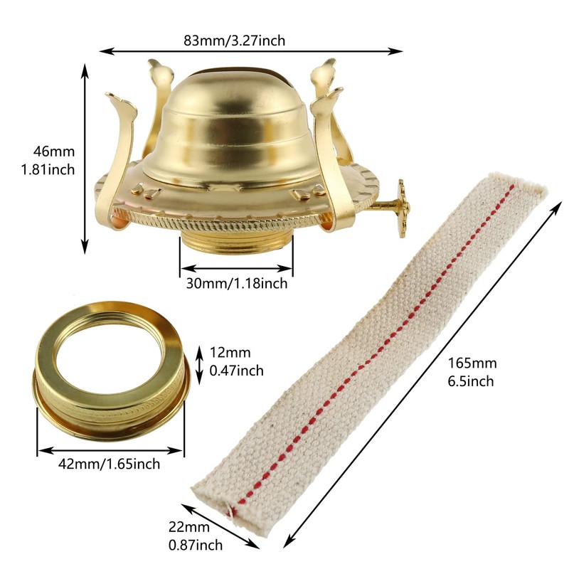 LUORNG Kerosene Oil Lamp Holder M Size Oil Lamp Burner