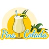 PINA Colada 16" Concession Decal Sign cart Trailer Stand Sticker