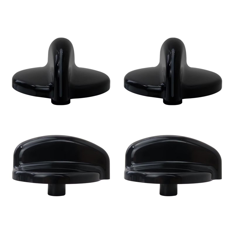 Gxcdizx 4-Pack WB03T10236 Burner Control Knob, Gas Range Knobs Black