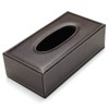 Anjing Tissue Box Holders Portable Leather Rectangular Tissue Case Pumping