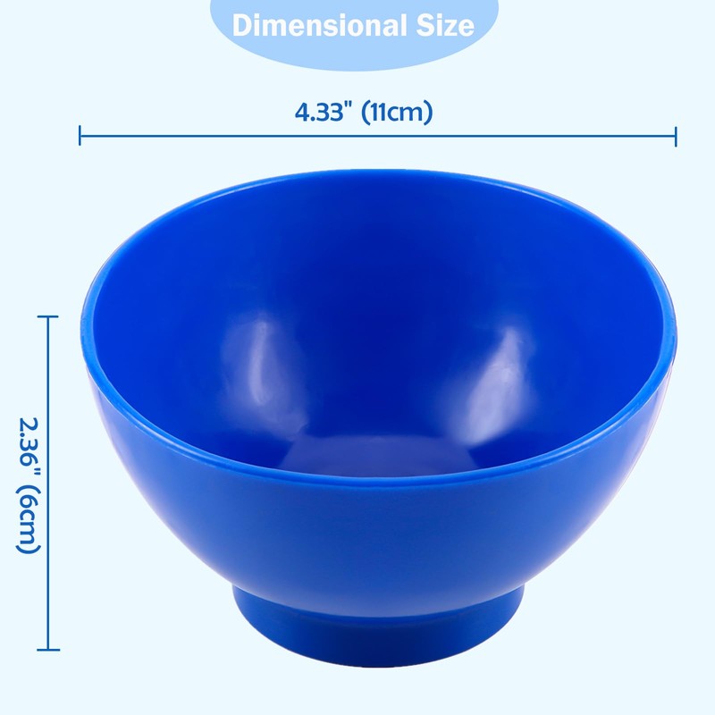 JMU Dental Mixing Bowl, 4.33" x 2.36" Lab Flexible Rubber