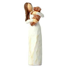 Hugging Dog Figurines, Angel Hugging Dog Figurines, Joyful Friendship Memorial Gifts for Dog Lovers, Craft Figurine Resin Small Decorations for Bedroom, Home,Office,Living Room