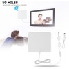 Super Thin Digital Indoor Amplified HDTV TV Antenna - 50