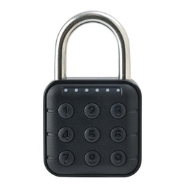 6 Digit Combination Padlock, Alloy Code Digital Padlock Password Lock, IP67 Waterproof Padlock Push Button Lock Combo Lock for Luggage Locker Cabinet, Electronic Combination Lock