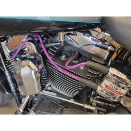 Ton's 99-17 8mm Hot Lime Green SPARK PLUG WIRES HARLEY SOFTAIL DYNA FX FXD