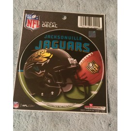 Rico Jacksonville Jaguars  Decal Field Design 4" Round Vinyl Auto Home Window