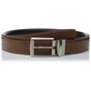 Perry Ellis Men's Portfolio Tan Amigo Belt, Luggage/Black Reversible, 36