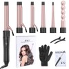 6-in-1 Curling Iron, Professional Instant Heat Up Hair Curling Wand