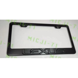 Unbranded 3D Lexus Emblem Stainless Steel License Plate Frame Rust Free