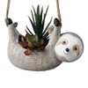 Sloth Hanging Planter Hanging Flowerpot Succulent Pots Animal Plant Planters