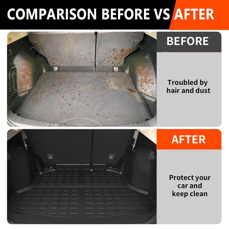 powoq Cargo Mat Compatible with 2012-2016 Honda CRV Trunk Mat