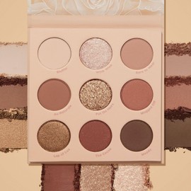Colourpop Nude Mood 9 Pan Eyeshadow Palette Warm Toned Neutrals Glam Makeup