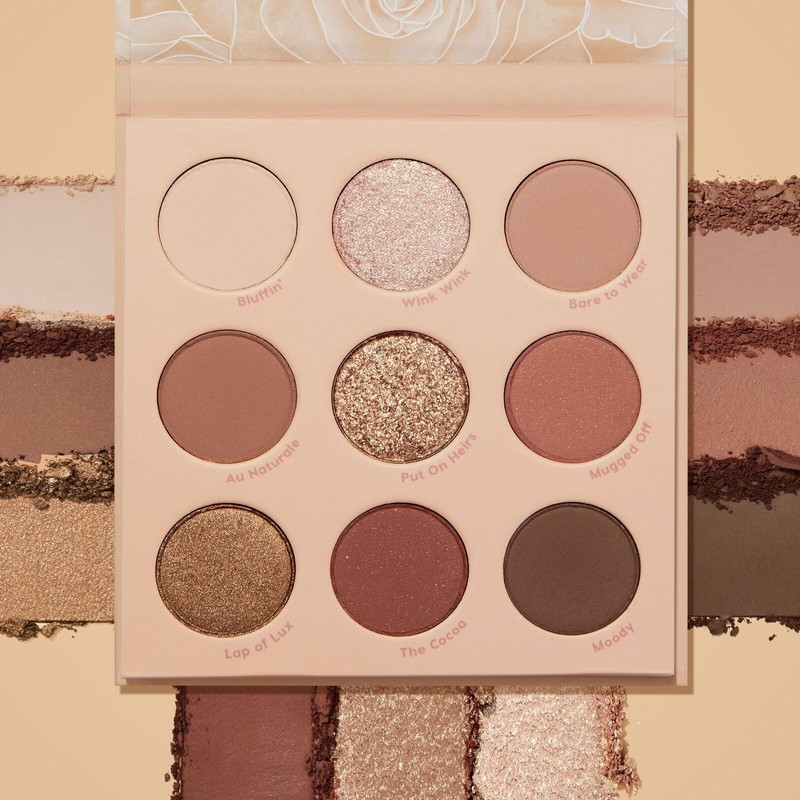 Colourpop Nude Mood 9 Pan Eyeshadow Palette Warm Toned Neutrals
