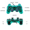 JINHOABF 2 Pack PS2 Wired Controller,Double Shock Gamepad Compatible with