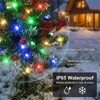 2 Pack 2.5 FT Solar Christmas Tree Outdoor Decoration, Waterproof
