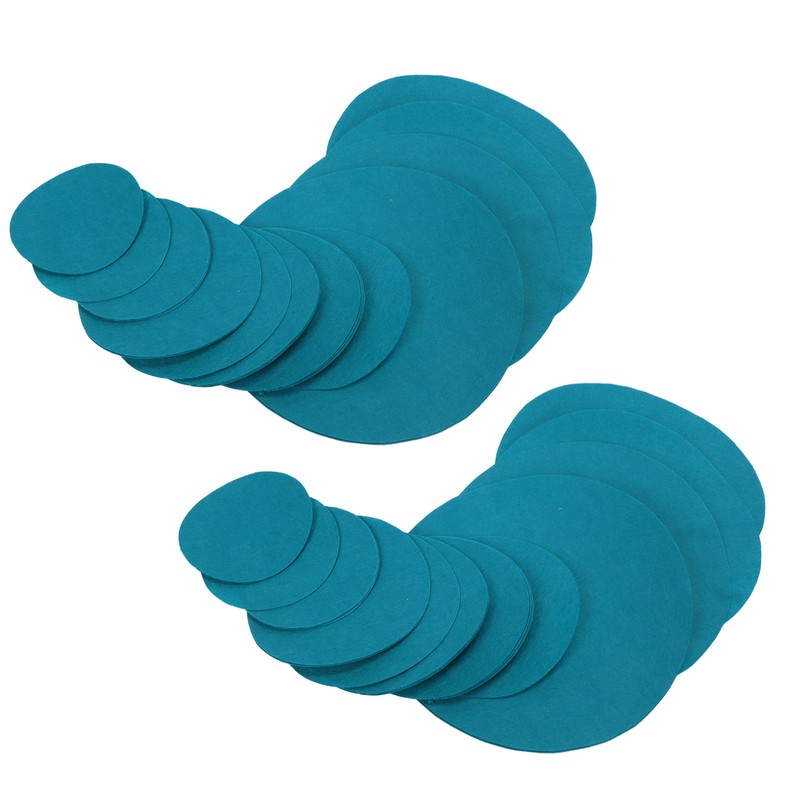 48Pcs Felt Plate Dividers 3 Sizes Thick Soft Washable Foldable