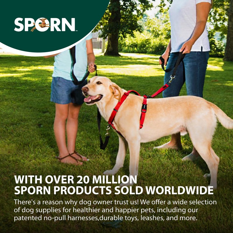 Sporn Ultimate Control Dog Harness Black Medium